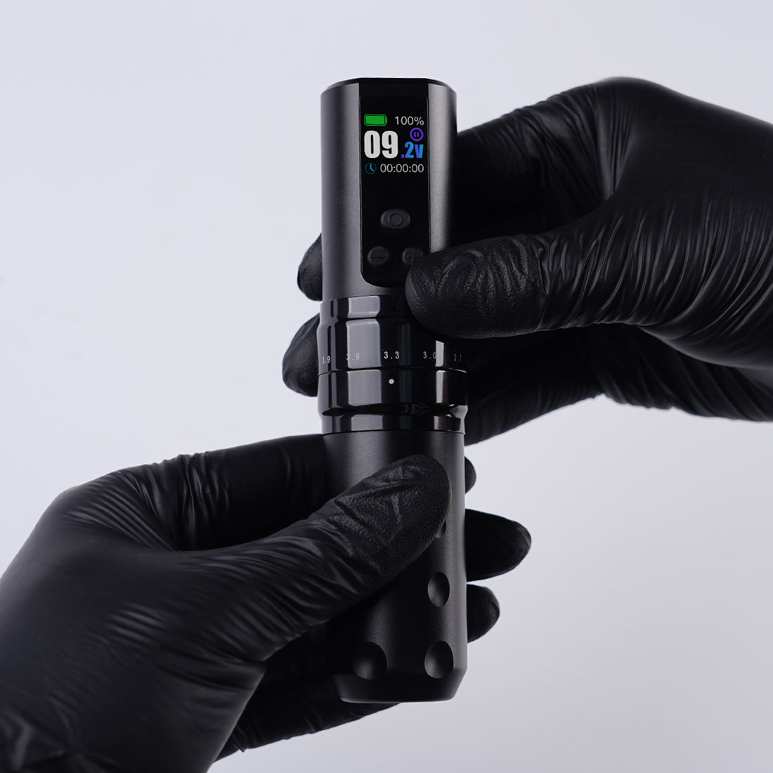 Double Battery Dragonhawk Wireless Tattoo Pen Machine 2.4-4.2MM Strokes Length | Mast Fold 2 Pro Purple