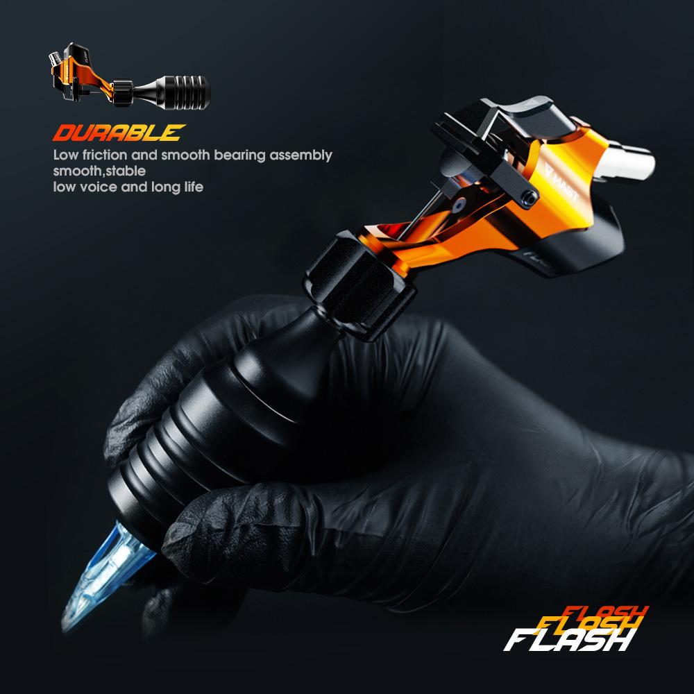 Dragonhawk Mast Flash Rotary Tattoo Machine Direct Drive RCA Connect