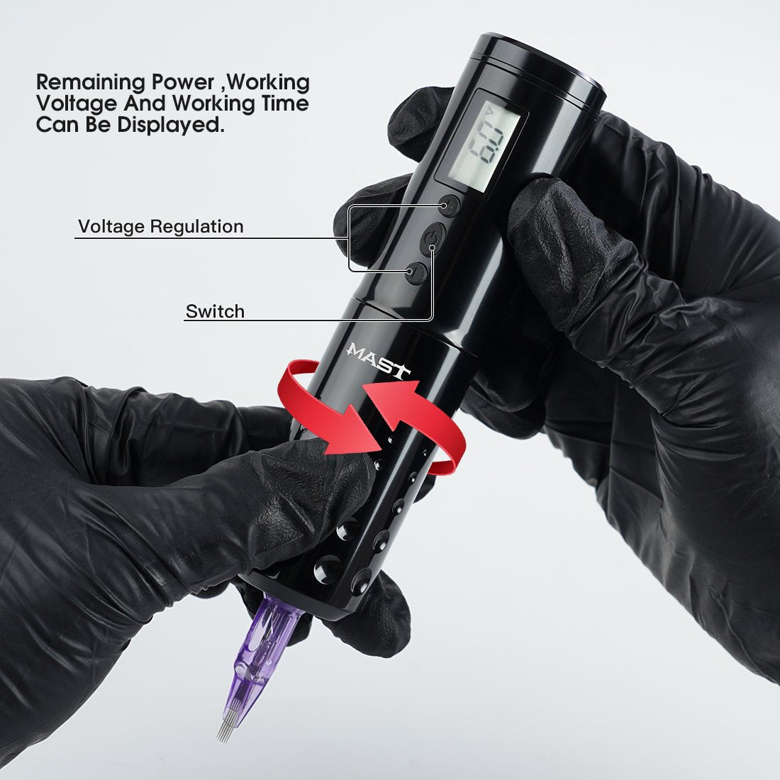 Mast Lancer Wireless Rotary Tattoo Pen Machine