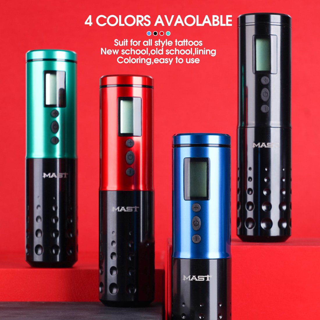 Mast Lancer Wireless Rotary Tattoo Pen Machine