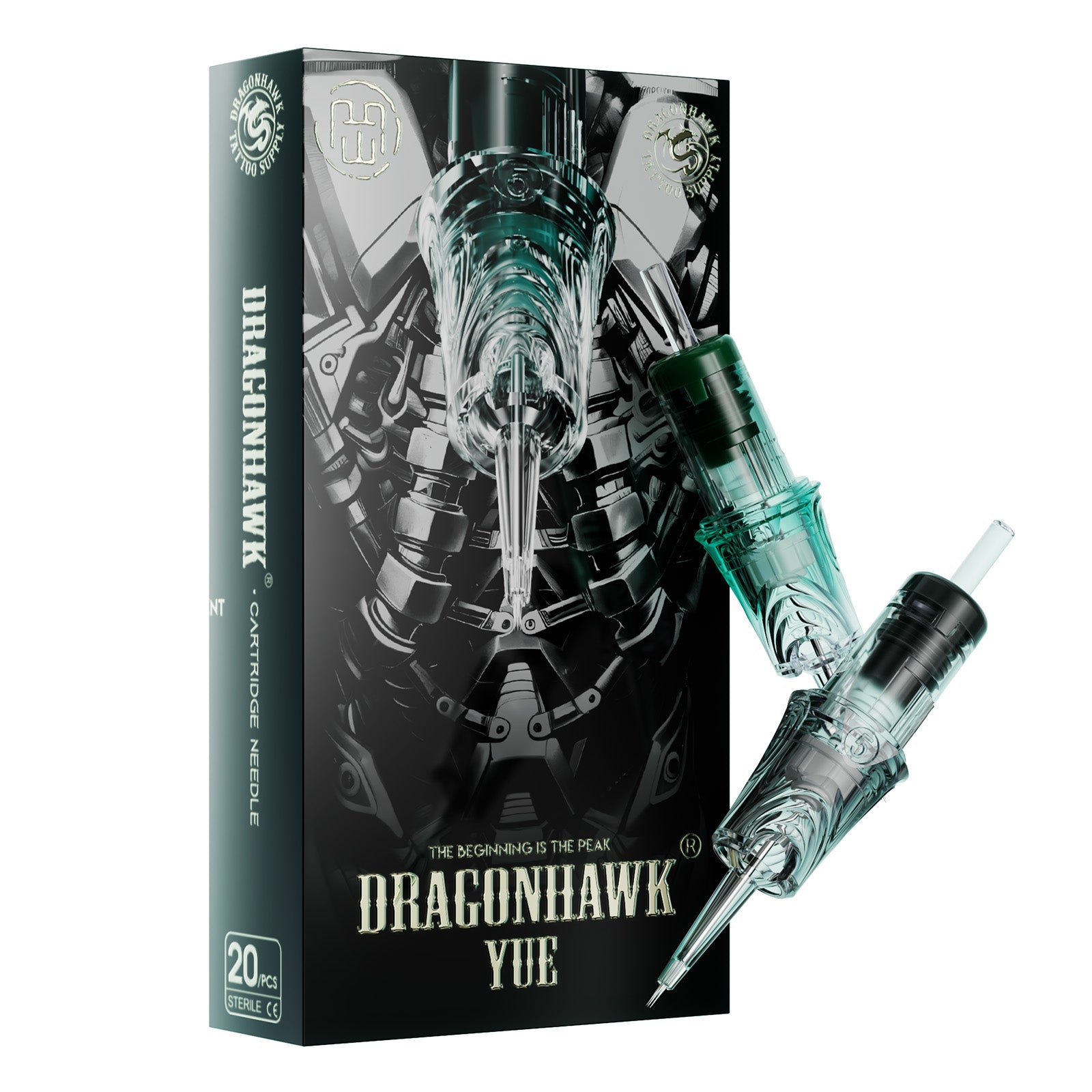 Dragonhawk YUE Tattoo Cartridges Needles – Box of 20 – Mast Tattoo Supply