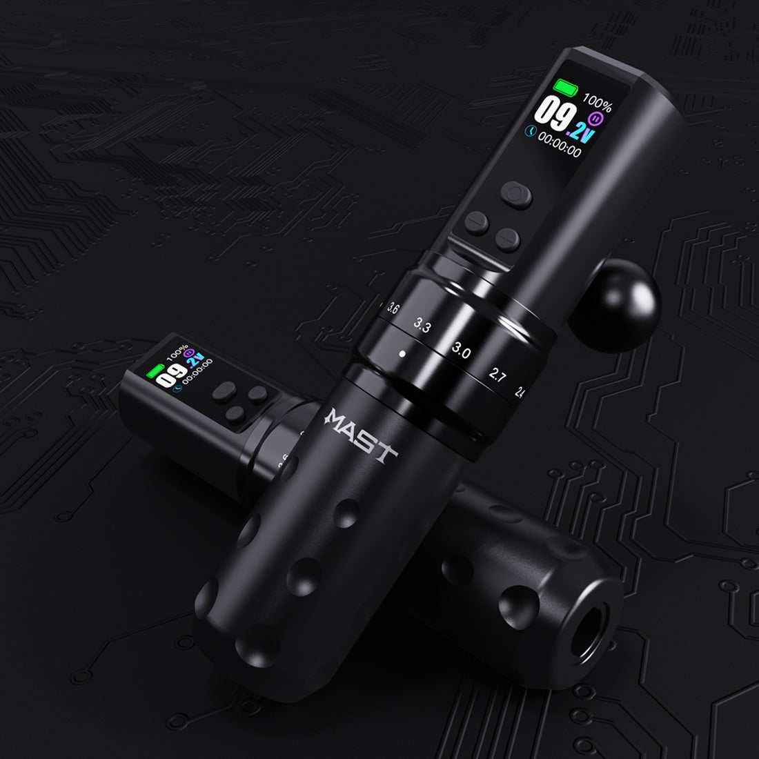 Double Battery Dragonhawk Wireless Tattoo Pen Machine 2.4-4.2MM